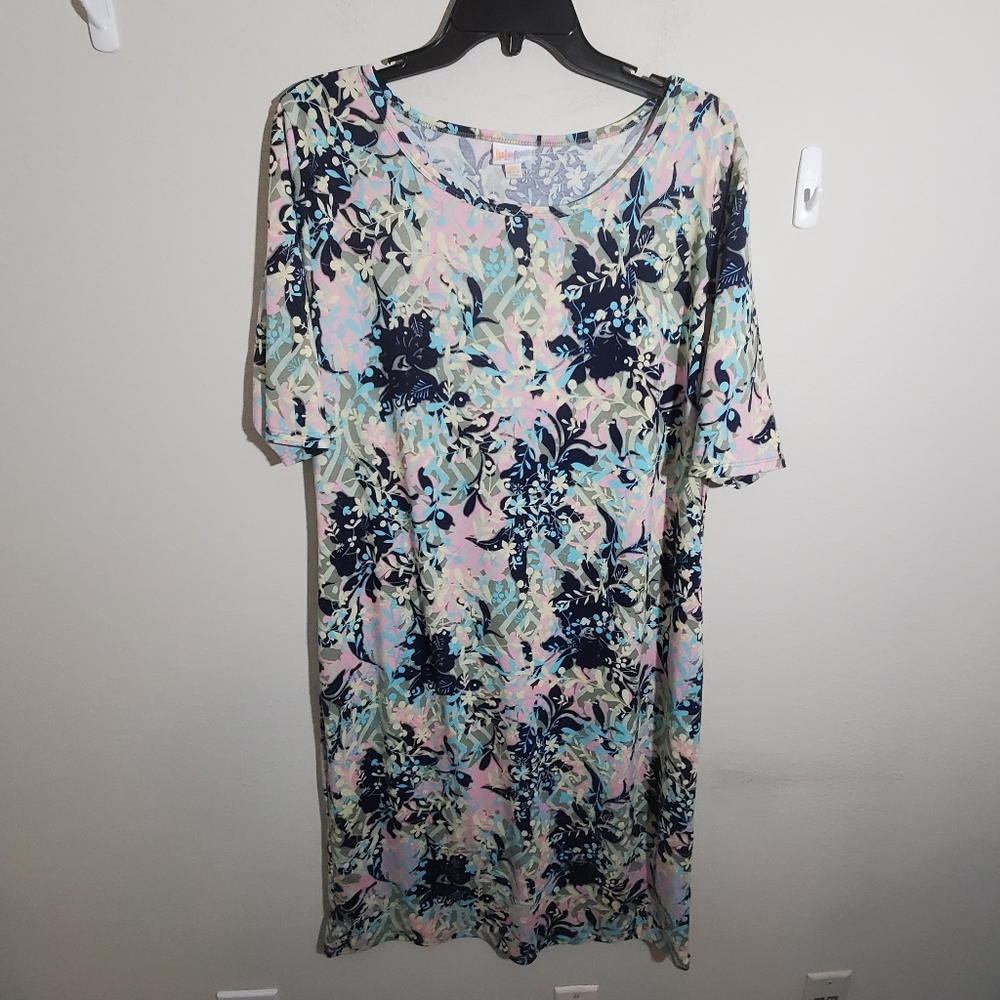LulaRoe Carley floral dress plus size 3X